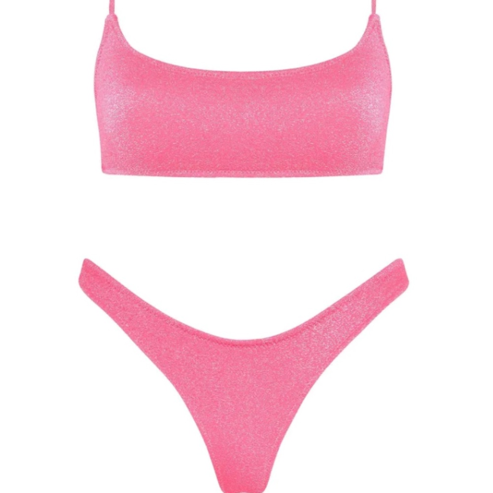 Triangl pink full suit